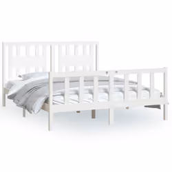VidaXL 3188177, Blanc, 1655 mm, 2,06 m, 695 mm, 1600 x 2000 mm, 1660 x 40 x 1000 mm