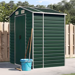 Élargissez vos possibilités de rangement à l'extérieur et protégez vos outils avec cet abri de jardin multifonctionnel. Matér ...