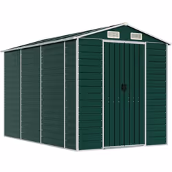 Élargissez vos possibilités de rangement à l'extérieur et protégez vos outils avec cet abri de jardin multifonctionnel. Matér ...