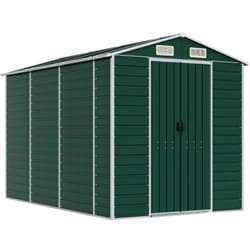 Vidaxl - Abri de jardin vert 191x300x198 cm acier galvanisé