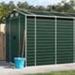 vidaXL Abri de jardin vert 191x470x198 cm acier galvanisé