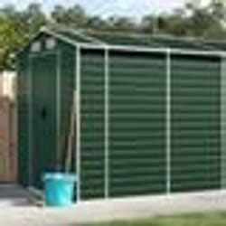vidaXL Abri de jardin vert 191x470x198 cm acier galvanisé