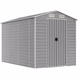 Élargissez vos possibilités de rangement à l'extérieur et protégez vos outils avec cet abri de jardin multifonctionnel. Matér ...