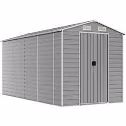 Élargissez vos possibilités de rangement à l'extérieur et protégez vos outils avec cet abri de jardin multifonctionnel. Matér ...