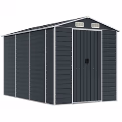 Élargissez vos possibilités de rangement à l'extérieur et protégez vos outils avec cet abri de jardin multifonctionnel. Matér ...