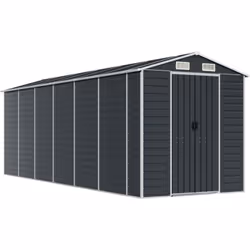 Élargissez vos possibilités de rangement à l'extérieur et protégez vos outils avec cet abri de jardin multifonctionnel. Matér ...