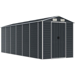 Vidaxl - Abri de jardin anthracite 191x555x198 cm acier galvanisé