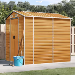 Description générale Élargissez vos possibilités de rangement à l'extérieur et protégez vos outils avec cet abri de jardin mu ...