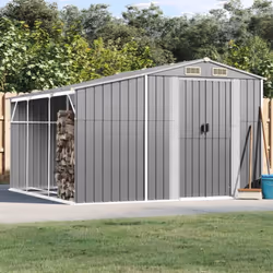 Élargissez vos possibilités de rangement à l'extérieur et protégez vos outils avec cet abri de jardin multifonctionnel. Matér ...