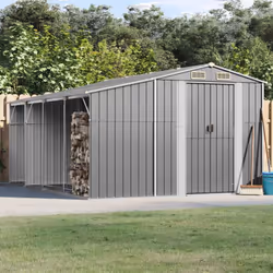Élargissez vos possibilités de rangement à l'extérieur et protégez vos outils avec cet abri de jardin multifonctionnel. Matér ...