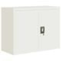 vidaXL Classeur blanc 90x40x110 cm acier