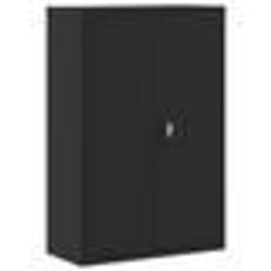 vidaXL Classeur noir 90x40x180 cm acier