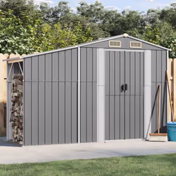 Description générale Élargissez vos possibilités de rangement à l'extérieur et protégez vos outils avec cet abri de jardin mu ...