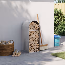 Ce porte-bûches est la solution idéale pour ranger proprement votre bois de chauffage. Il est indispensable à toute personne  ...