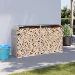 Ce porte-bûches est la solution idéale pour ranger proprement votre bois de chauffage. Il est indispensable à toute personne  ...