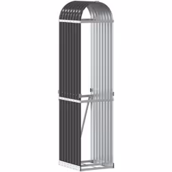 Ce porte-bûches est la solution idéale pour ranger proprement votre bois de chauffage. Il est indispensable à toute personne  ...