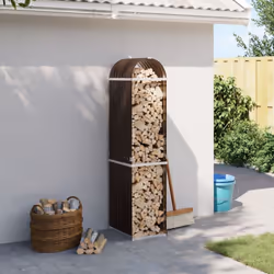 Ce porte-bûches est la solution idéale pour ranger proprement votre bois de chauffage. Il est indispensable à toute personne ...