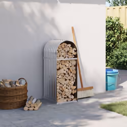 Ce porte-bûches est la solution idéale pour ranger proprement votre bois de chauffage. Il est indispensable à toute personne  ...