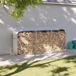 Ce porte-bûches est la solution idéale pour ranger proprement votre bois de chauffage. Il est indispensable à toute personne  ...