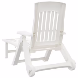 VidaXL 364696 chaise d'extérieur Linge Siège rembourré Polypropylène (PP) Blanc - Vue supplémentaire 5