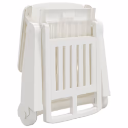 VidaXL 364696 chaise d'extérieur Linge Siège rembourré Polypropylène (PP) Blanc - Vue supplémentaire 7