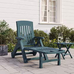 VidaXL 364697 chaise d'extérieur Linge Siège rembourré Polypropylène (PP) Vert