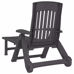 VidaXL 364698 chaise d'extérieur Linge Siège rembourré Polypropylène (PP) Anthracite - Vue supplémentaire 5