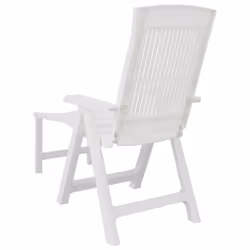 VidaXL 364705 chaise d'extérieur Terrace Siège rembourré Plastique Blanc - Vue supplémentaire 5
