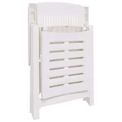 VidaXL 364705 chaise d'extérieur Terrace Siège rembourré Plastique Blanc - Vue supplémentaire 7