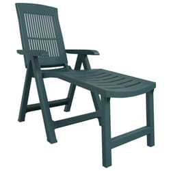 VidaXL 364706 chaise d'extérieur Terrace Siège rembourré Plastique Vert