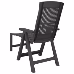 VidaXL 364707 chaise d'extérieur Terrace Siège rembourré Plastique Anthracite - Vue supplémentaire 5