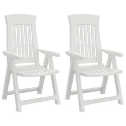 VidaXL 364710 chaise d'extérieur Terrace Polypropylène (PP) Blanc