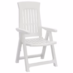 VidaXL 364710 chaise d'extérieur Terrace Polypropylène (PP) Blanc