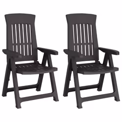 VidaXL 364712, Terrace, Polypropylène (PP), Anthracite, 110 kg, 45 cm, 49 cm