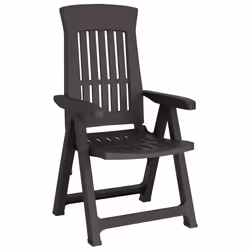 VidaXL 364712 chaise d'extérieur Terrace Polypropylène (PP) Anthracite