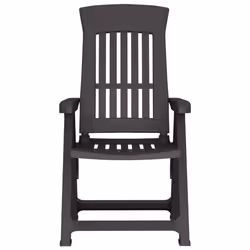 VidaXL 364712 chaise d'extérieur Terrace Polypropylène (PP) Anthracite - Vue supplémentaire 4