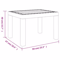 VidaXL 364728 table de jardin - Vue supplémentaire 7
