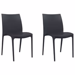 VidaXL 364729, Terrace, Polypropylène (PP), Anthracite, 110 kg, 460 mm, 500 mm