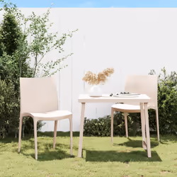 VidaXL 364733 chaise d'extérieur Terrace Polypropylène (PP) Crème