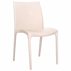 VidaXL 364733 chaise d'extérieur Terrace Polypropylène (PP) Crème