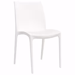 VidaXL 364734 chaise d'extérieur Terrace Polypropylène (PP) Blanc