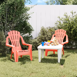 VidaXL 364738 chaise d'extérieur Terrace Polypropylène (PP) Rouge