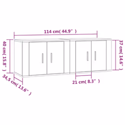 VidaXL 3188340 Support TV et centre de divertissement - Vue supplémentaire 8