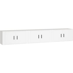 Meubles tv muraux 3 pcs blanc 80x34,5x40 cm Vidaxl