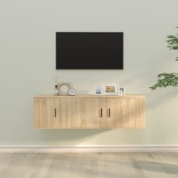 Ensemble de meubles tv 2 pcs chêne sonoma bois d'ingénierie Vidaxl