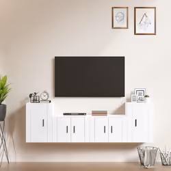 VidaXL 3188544, Blanc, Bois, Bois, 400 mm, 345 mm, 600 mm