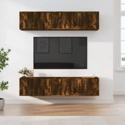 Vidaxl Ensemble de Meubles TV 6 pcs Chêne Fumé