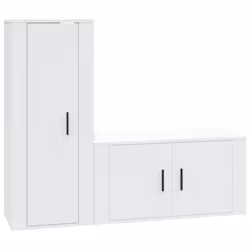 VidaXL 3188726, Blanc, Bois, Bois, 400 mm, 350 mm, 1000 mm