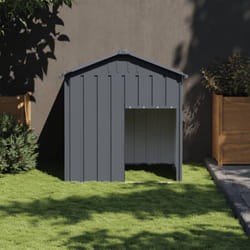Vidaxl - Niche pour chien avec toit anthracite acier galvanisé