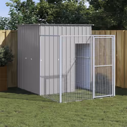 Description générale Offrez sécurité et confort à vos amis à fourrure avec cette niche pour chien avec cour. Combinée avec la ...